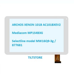 VETRO TOUCH SCREEN ARCHOS XENON 101B Mediacom MP1S4B3G SELECTLINE MW16Q9-3G 10 Pollici Bianco