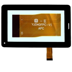 VETRO TOUCH SCREEN FLAT YJ040FPC-V1 7 POLLICI