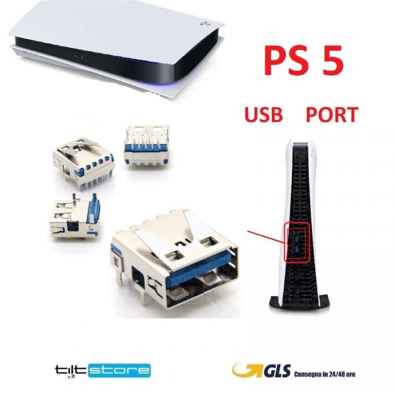 PORTA USB RICARICA PER SONY PLAYSTATION PS5