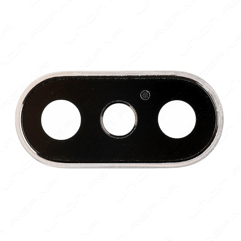 Anello Vetrino Fotocamera iPhone X Bianco