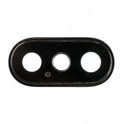 Anello Vetrino Fotocamera iPhone X Nero