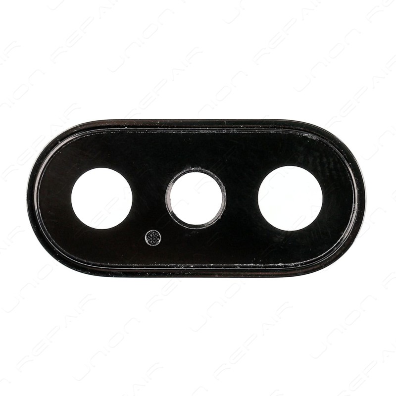 Anello Vetrino Fotocamera iPhone X Nero