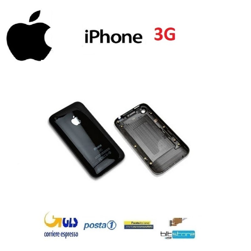 Back Cover Iphone 3G Nera