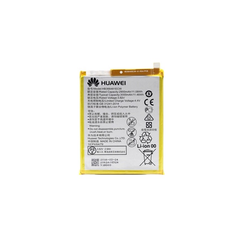 BATTERIA HB366481ECW PER P9 LITE P8 LITE 2017 P10 LITE P SMART P20 LITE HONOR 9 LITE HONOR 8 HONOR 5C LITE Y6 2018 Y7 2018 P9