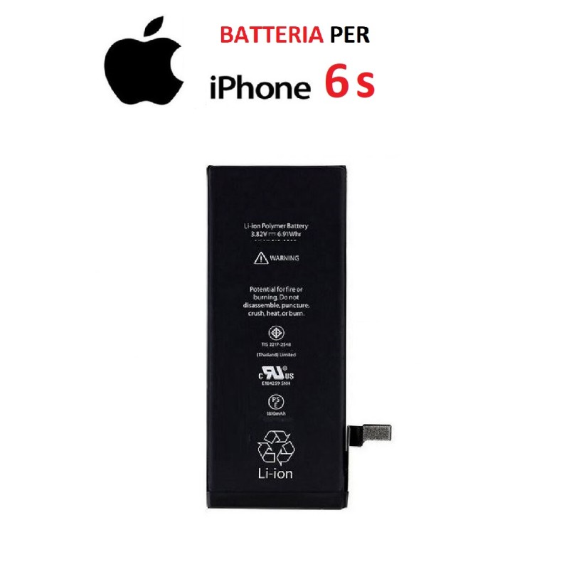 BATTERIA IPHONE 6S OEM COMPATIBILE A1633, A1688, A1700