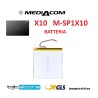 BATTERIA PER MEDIACOM SMARTPAD X10 4G M-SP1X10 6000mAh ORIGINALE