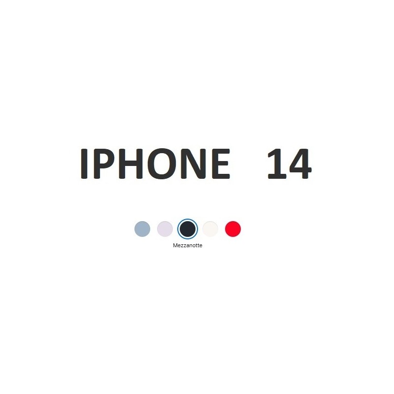 BIG HOLE IPHONE 14 NERO MEZZANOTTE