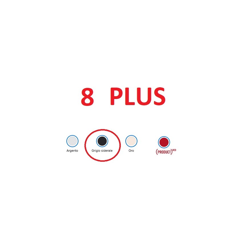 BIG HOLE IPHONE 8 PLUS NERO BLACK