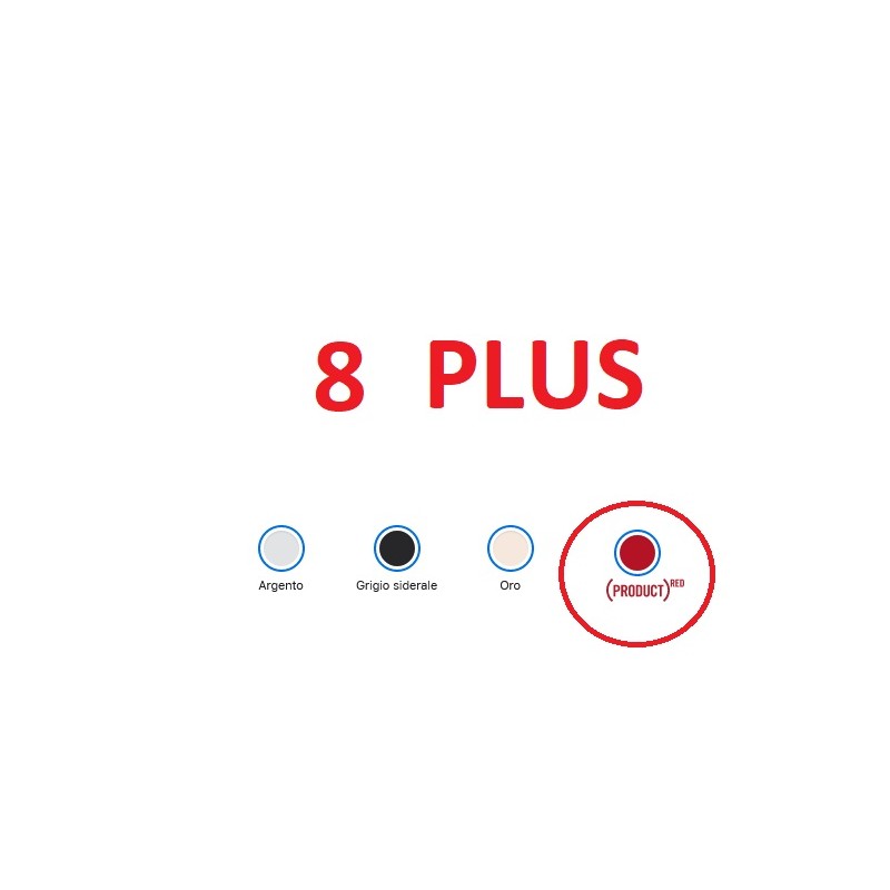 BIG HOLE IPHONE 8 PLUS ROSSO