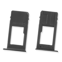 Carrello SD Samsung A3 2017 A320F A5 2017 A520F Nero