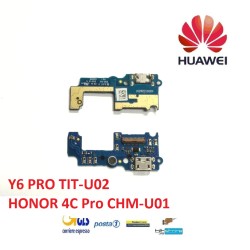 CONNETTORE RICARICA HUAWEI Y6 PRO TIT-U02 Honor 4C Pro CHM-U01  PCB CON MICROFONO