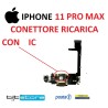 CONNETTORE RICARICA IPHONE 11 PRO MAX CON CHIP INTEGRATO FLAT DOCK RICARICA
