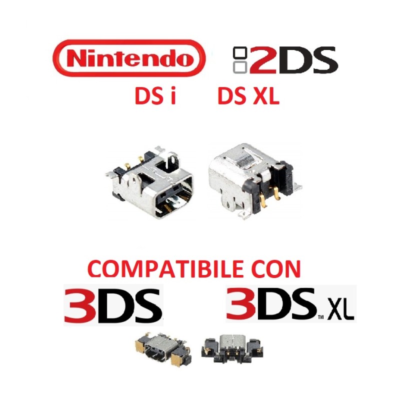 CONNETTORE RICARICA Nintendo 2DS DSi DS XL