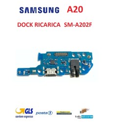 CONNETTORE RICARICA SAMSUNG A20e SM A202 CON MICROFONO
