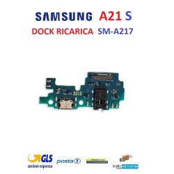 CONNETTORE RICARICA SAMSUNG A21s SM-A217 DOCK CON MICROFONO