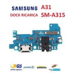 CONNETTORE RICARICA SAMSUNG A31 A315 SM-315F DOCK CON MICROFONO
