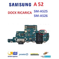 CONNETTORE RICARICA SAMSUNG A52 SM A526 SM A525 DOCK CON MICROFONO