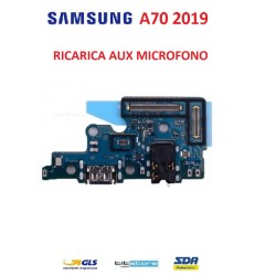 CONNETTORE RICARICA SAMSUNG A70 A705 SM-A705F DOCK CON MICROFONO PCB AUX TYPE C