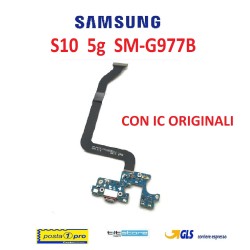 CONNETTORE RICARICA SAMSUNG S10 5g SM G977B G977 DOCK FLAT CON MICROFONO