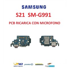 CONNETTORE RICARICA SAMSUNG S21 SM G991 DOCK CON MICROFONO AUX