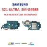 CONNETTORE RICARICA SAMSUNG S21 ULTRA SM G998B DOCK CON MICROFONO AUX