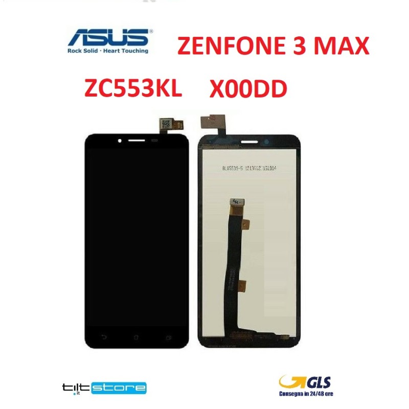 DISPLAY LCD ASUS ZENFONE 3 MAX X00DD ZC553KL SCHERMO TOUCH NERO
