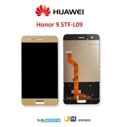 DISPLAY LCD HUAWEI HONOR 9 STF-L09 GOLD NO FRAME TOUCH VETRO SCHERMO