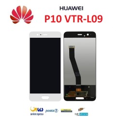 DISPLAY LCD HUAWEI P10 BIANCO VTR-L09 NO FRAME TOUCH SCREEN VETRO BIANCO