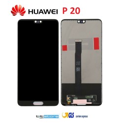 DISPLAY LCD HUAWEI P20 EML-L09 NO FRAME TOUCH SCREEN VETRO P20 NERO