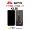 DISPLAY LCD HUAWEI P30 ELE-L09 ELE-L29 OLED NO FRAME TOUCH SCREEN VETRO NERO