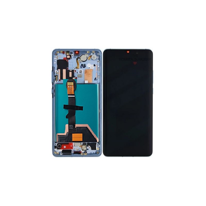 DISPLAY LCD HUAWEI P30 PRO VOG-L29 ORIGINALE AURORA BLUE CON FLAT VOLUME E VIBRAZIONE