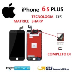 DISPLAY LCD IPHONE 6s Plus Nero MATRICE SCHERMO SHARP QUALITà EBR