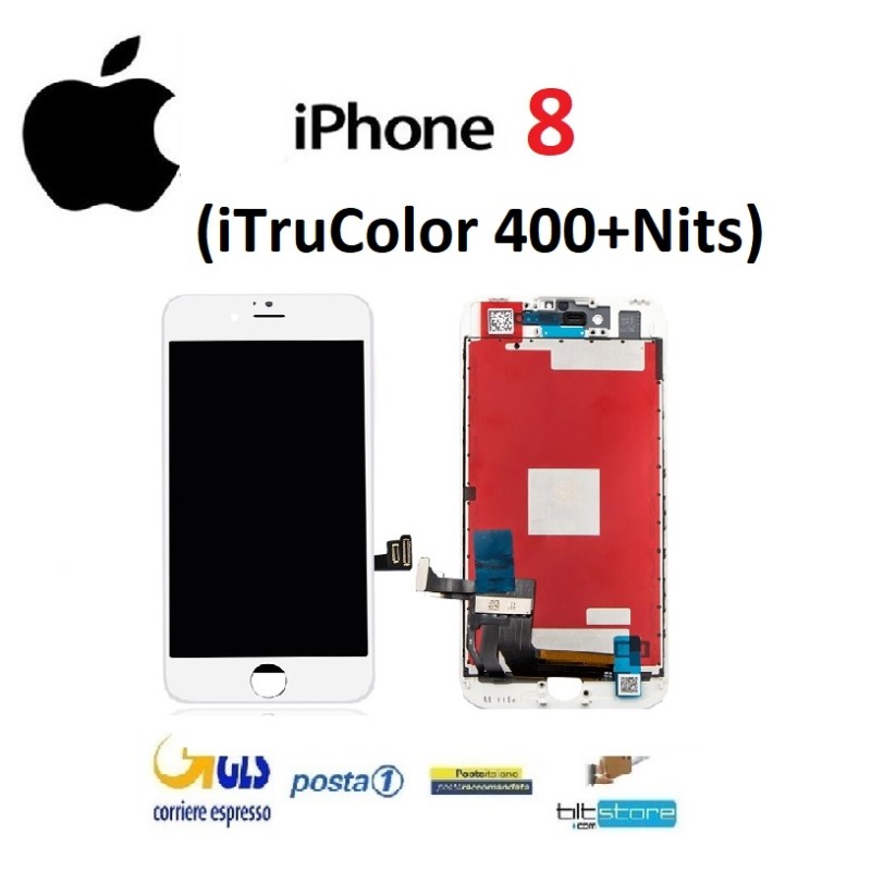 DISPLAY LCD IPHONE 8 BIANCO / IPHONE SE 2020 SCHERMO BIANCO iTruColor
