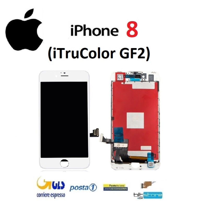 DISPLAY LCD IPHONE 8 BIANCO / IPHONE SE 2020 SCHERMO BIANCO iTruColor GF2