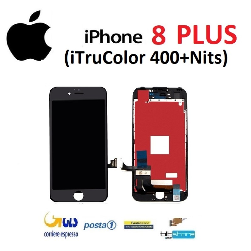 DISPLAY LCD IPHONE 8 Plus NERO (iTruColor 400+Nits)