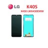 DISPLAY LCD LG K40S X430 LMX430EMW TOUCH SCREEN VETRO SCHERMO NERO