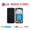 DISPLAY LCD LG NEXUS 5 D821 VETRO TOUCH SCREEN CON FRAME NERO