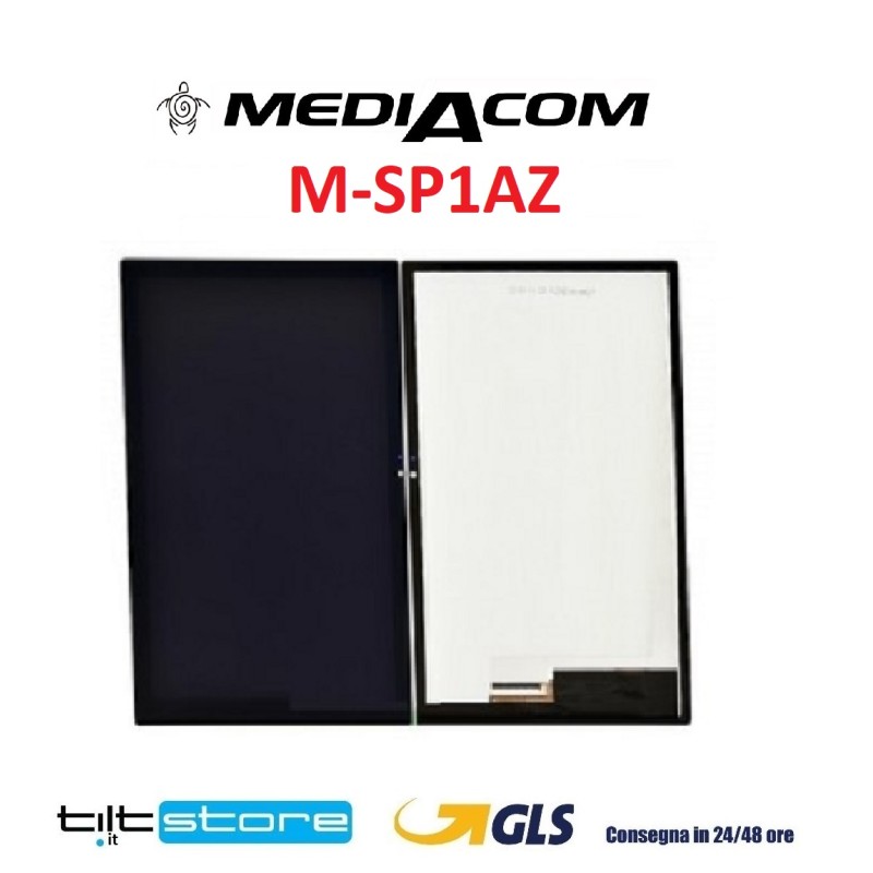 DISPLAY LCD MEDIACOM M-SP1AZ SMARTPAD 10 AZIMUT ORIGINALE SCHERMO VETRO TOUCH SCREEN