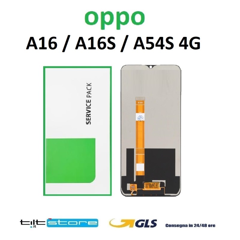 DISPLAY LCD OPPO A16 CPH2269 / A16S CPH2271 / A54S 4G 2021 CPH2273 SCHERMO SERVICE PACK