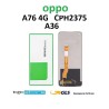 DISPLAY LCD OPPO A76 4G CPH2375 /A36 PESM10 SERVICE PACK TOUCH SCREEN VETRO SCHERMO NERO