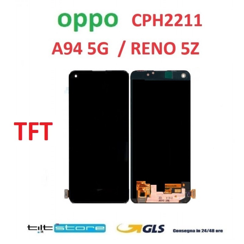 DISPLAY LCD OPPO A94 5G CPH2211 / RENO 5Z CPH2211 TFT SCHERMO SERVICE BULK