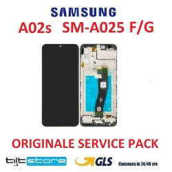 DISPLAY LCD SAMSUNG A02s SM A025G CON FRAME SERVICE PACK SAMSUNG ORIGINALE