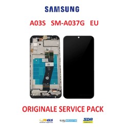 DISPLAY LCD SAMSUNG A03S SM A037G 16.3 SERVICE PACK VETRO SCHERMO TOUCH CON FRAME
