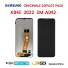 DISPLAY LCD SAMSUNG A04E 2022 SM A042 VETRO TOUCH SCHERMO NO FRAME NERO