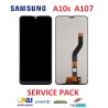 DISPLAY LCD SAMSUNG A10s SM A107 NO FRAME ORIGINALE SERVICE PACK SCHERMO NERO