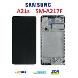 DISPLAY LCD SAMSUNG A21 A21s A217 A21 2019 SM-A217 CON FRAME SERVICE PACK SAMSUNG