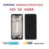 DISPLAY LCD SAMSUNG A33 SM A336B 5G 2022 COMPATIBILE CON FRAME A336 NERO