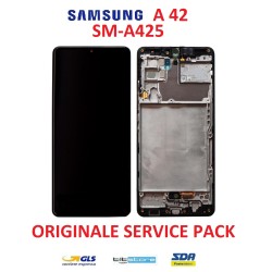DISPLAY LCD SAMSUNG A42 2021 SM A425 A426B ORIGINALE SERVICE PACK SCHERMO NERO