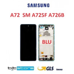DISPLAY LCD SAMSUNG A72 BLU A725F A726B ORIGINALE SERVICE PACK