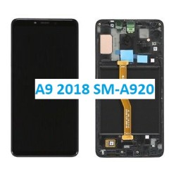 DISPLAY LCD SAMSUNG A9 2018 A920 2018 NERO ORIGINALE